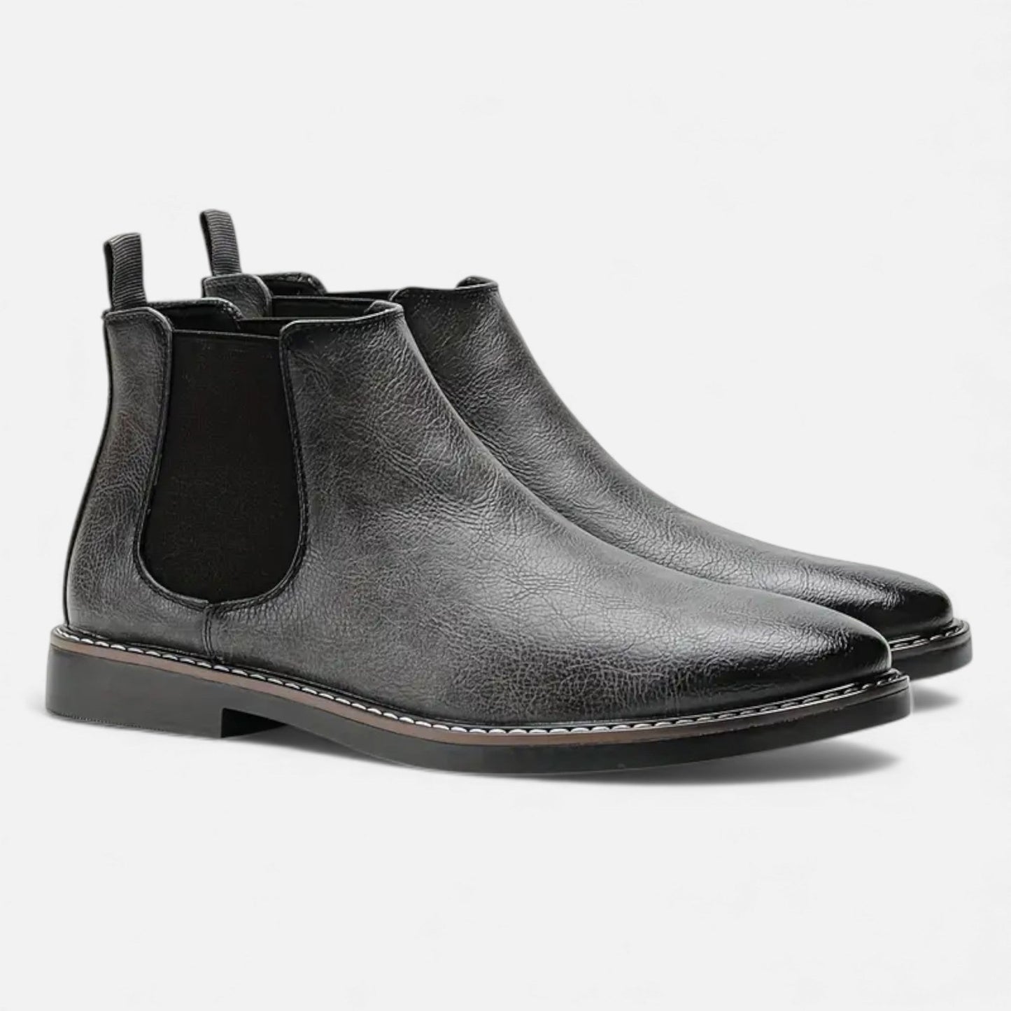 Just-Outlet | Men’s Retro Ankle Boots – Two-Tone Heritage Style
