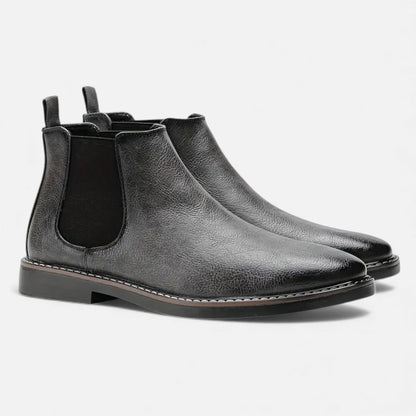 Just-Outlet | Men’s Retro Ankle Boots – Two-Tone Heritage Style