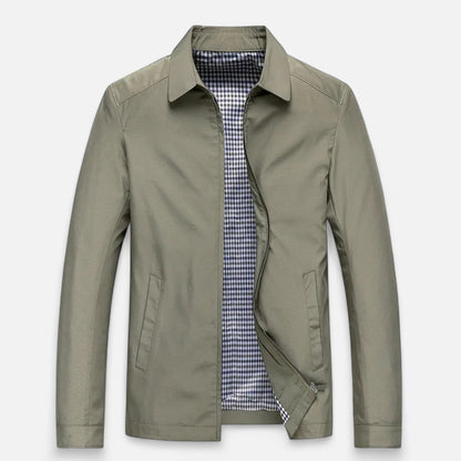 Just-Outlet | Men’s Jacket – Lightweight Turn-Down Collar Elegance