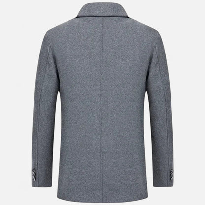 Just-Outlet | Men’s Wool Coat – Classic Winter Elegance