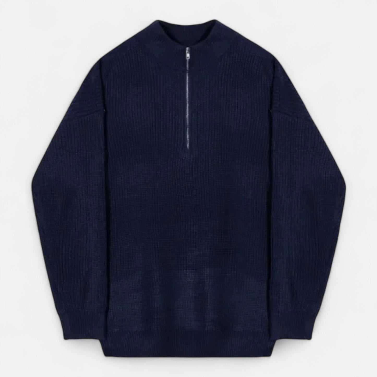 Just-Outlet | Men’s Zipper Sweater – Heritage Semi-Turtleneck