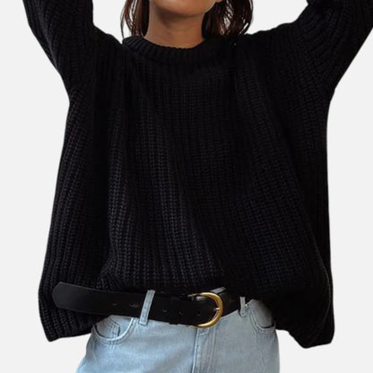 Just-Outlet | Women’s Knitted Sweater – Classic Everyday Style