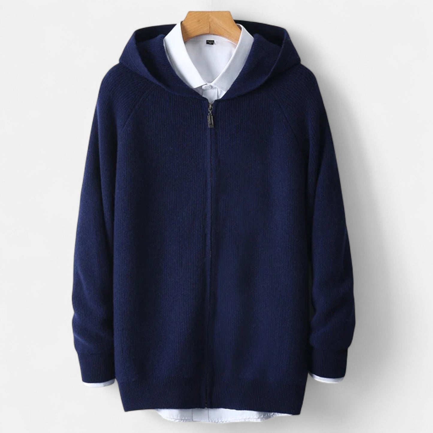 Just-Outlet | Men’s Padded Cardigan – Heritage Hooded Knit