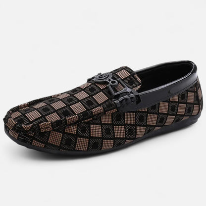 Just-Outlet | Men’s Loafers – Plaid Heritage Breathable Style