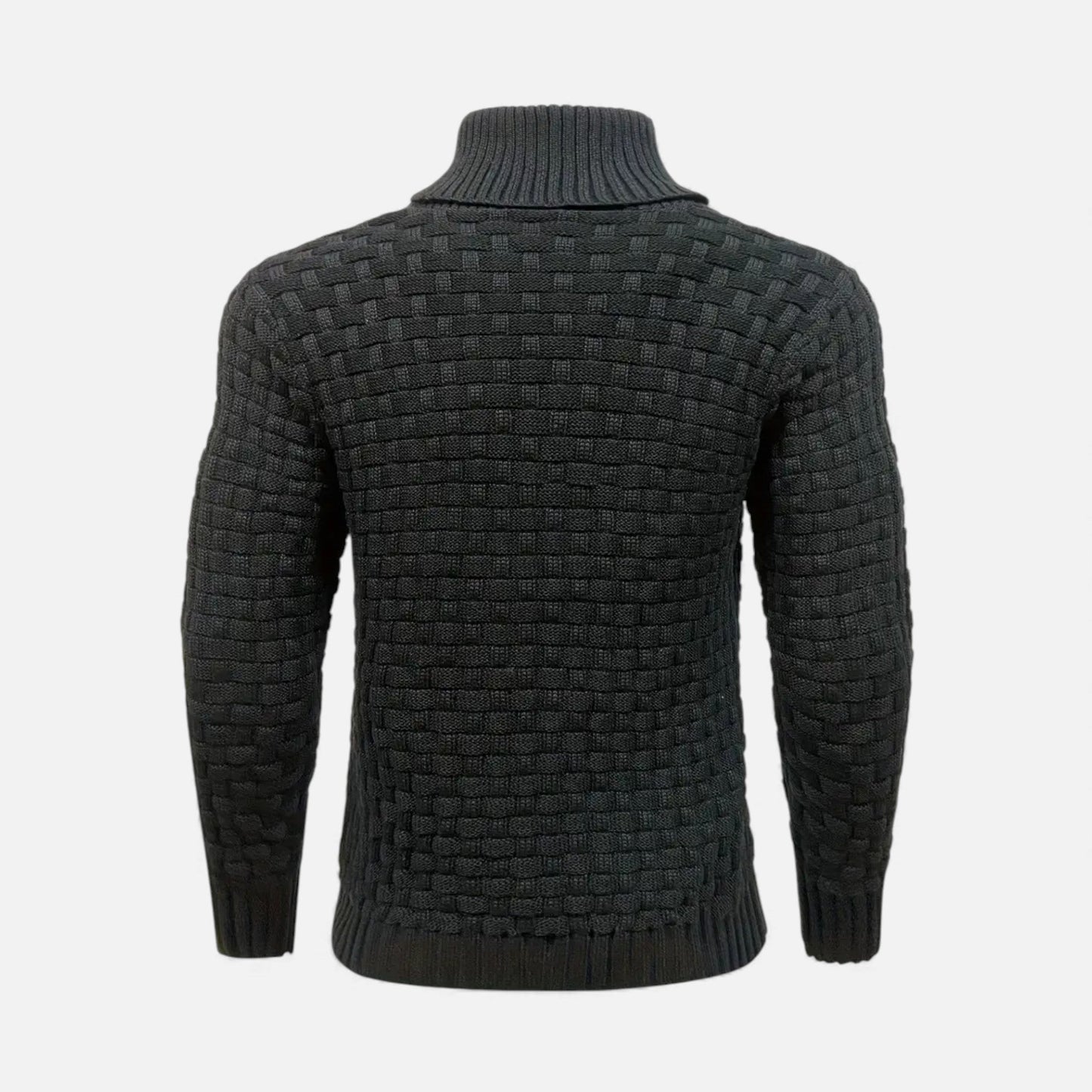 Just-Outlet | Men’s Sweater – Lapel Knit Winter Classic