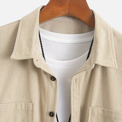 Just-Outlet | Men’s Corduroy Shirt Jacket – Effortless Smart-Casual Charm