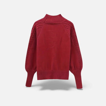 Just-Outlet | Women’s Sweater – Elegant High-Neck Knit
