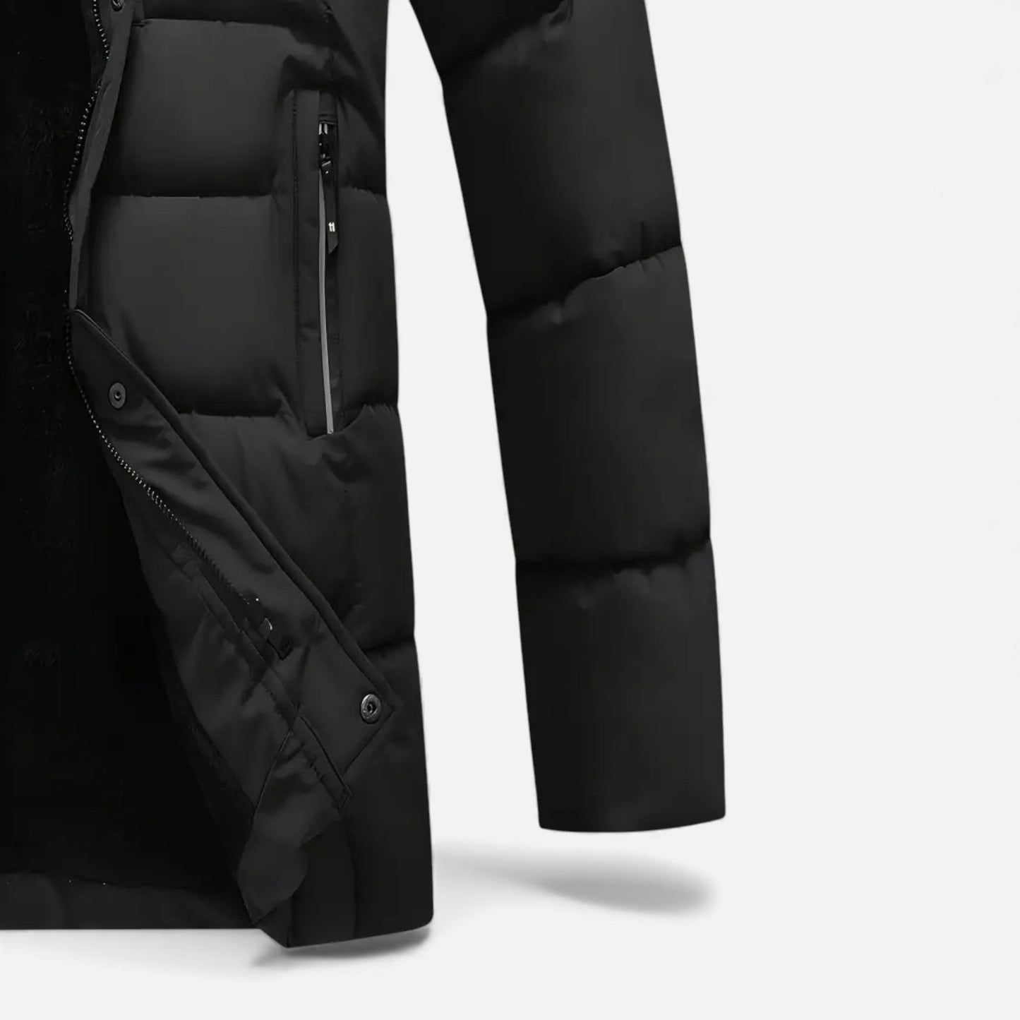 Just-Outlet | Men’s Long Coat – Stand-Collar Winter Classic