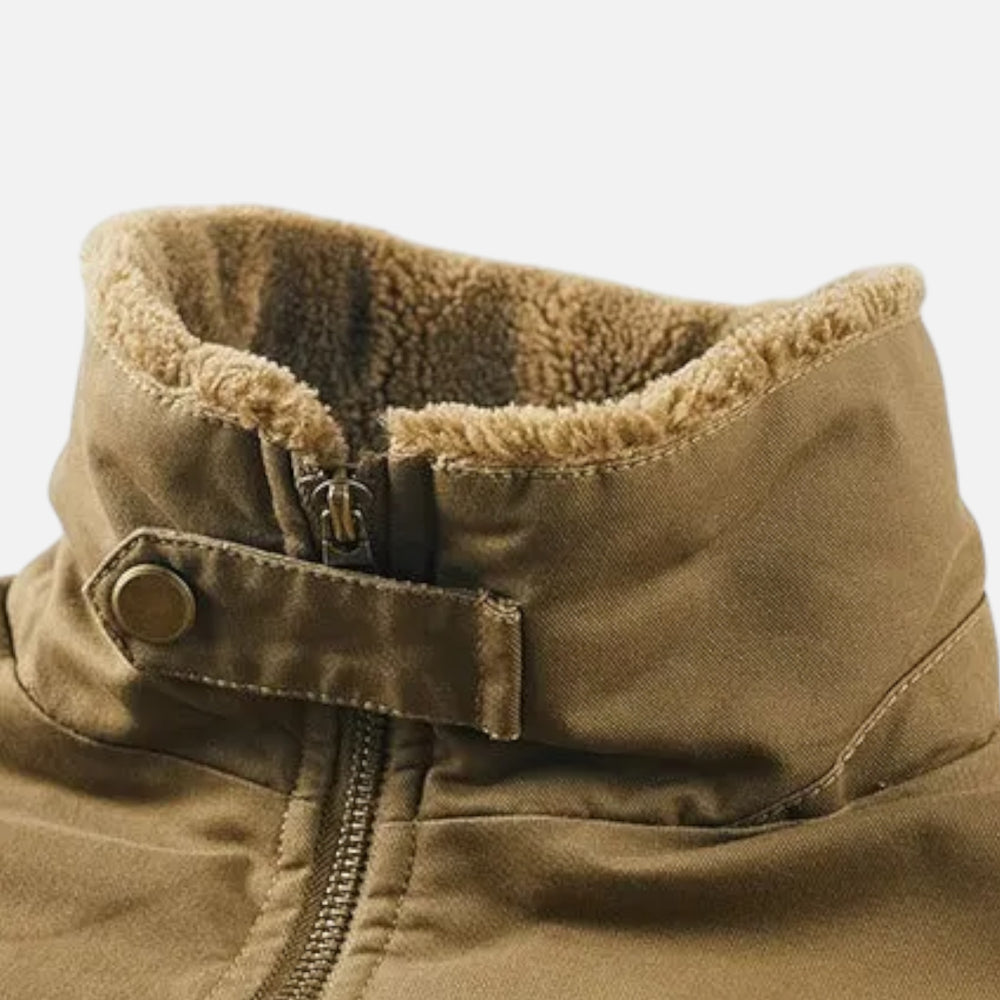 Just-Outlet | Men’s Jacket – Timeless Cotton & Lambswool