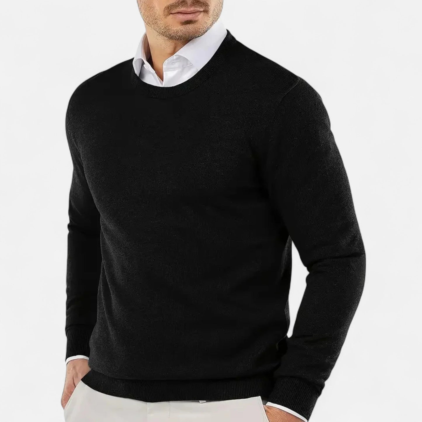 Just-Outlet | Men’s Sweater – Elegant Knitted Heritage Style