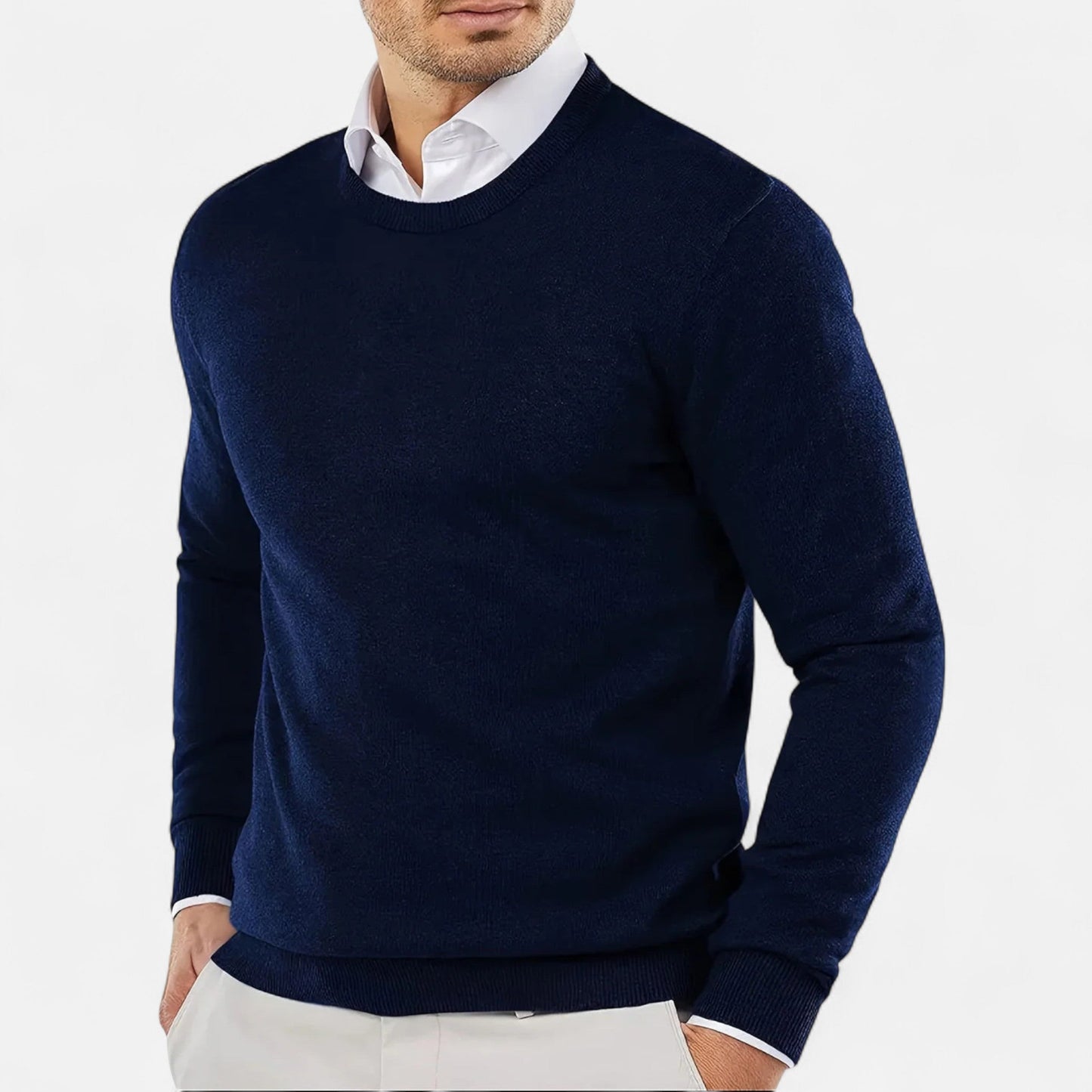 Just-Outlet | Men’s Sweater – Elegant Knitted Heritage Style