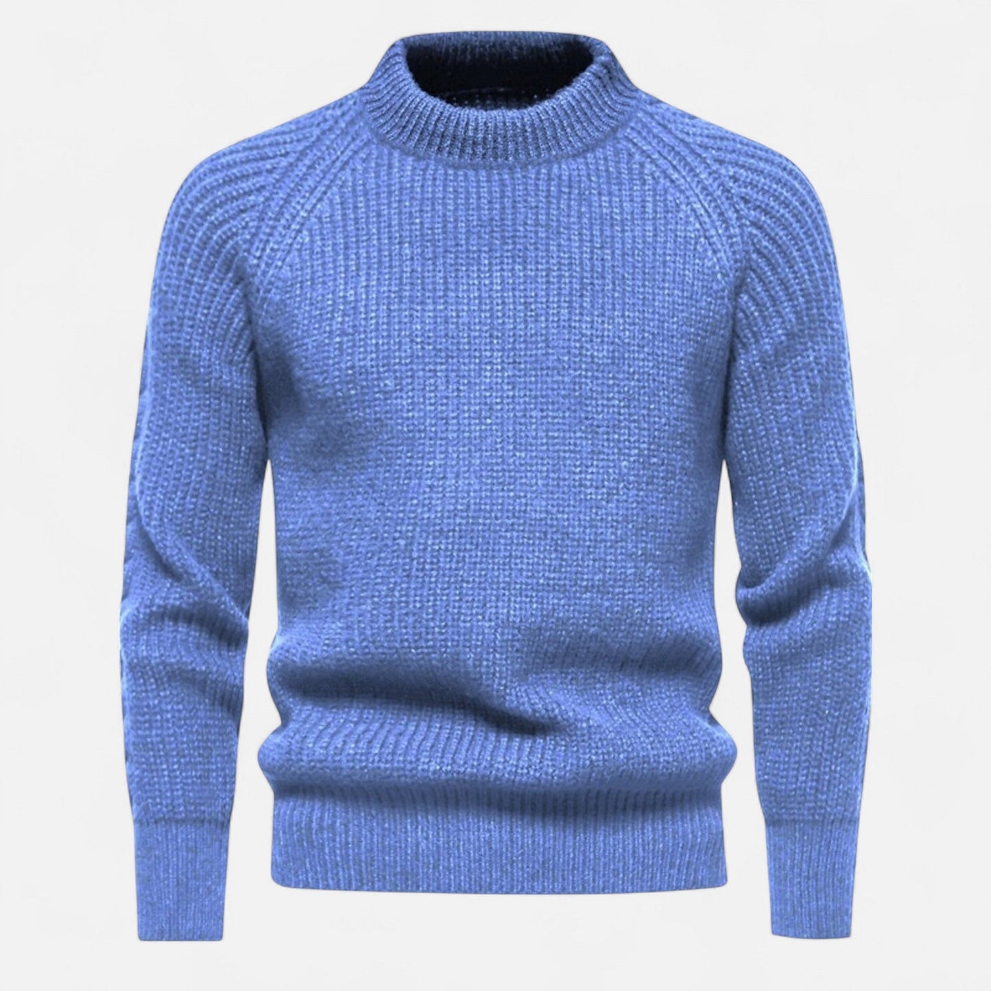Just-Outlet | Men’s Slim-Fit Sweater – Ribbed Knit Elegance