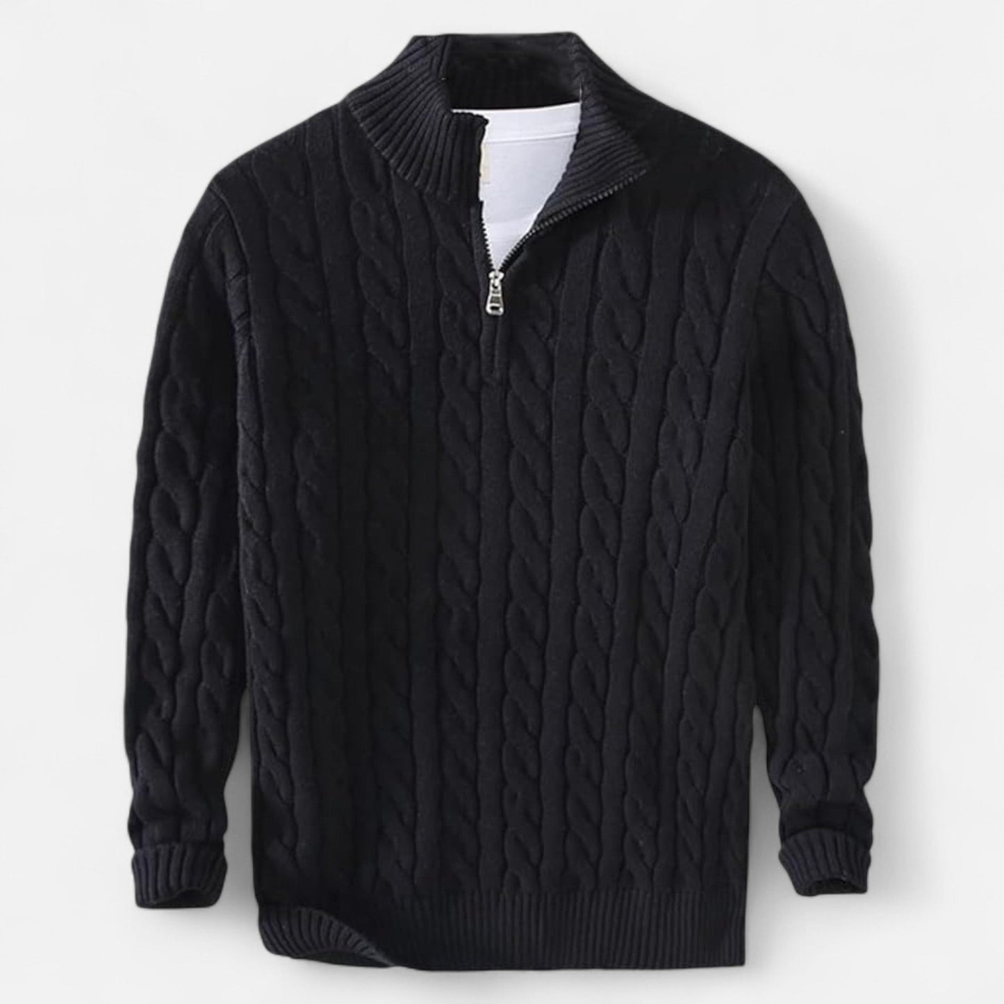 Just-Outlet | Men’s Turtleneck Sweater – Heritage Warm Knit