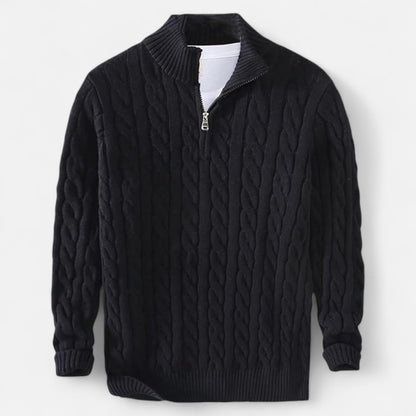 Just-Outlet | Men’s Turtleneck Sweater – Heritage Warm Knit