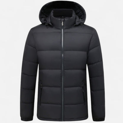 Just-Outlet | Men’s Padded Jacket – Hooded Heritage Warmth