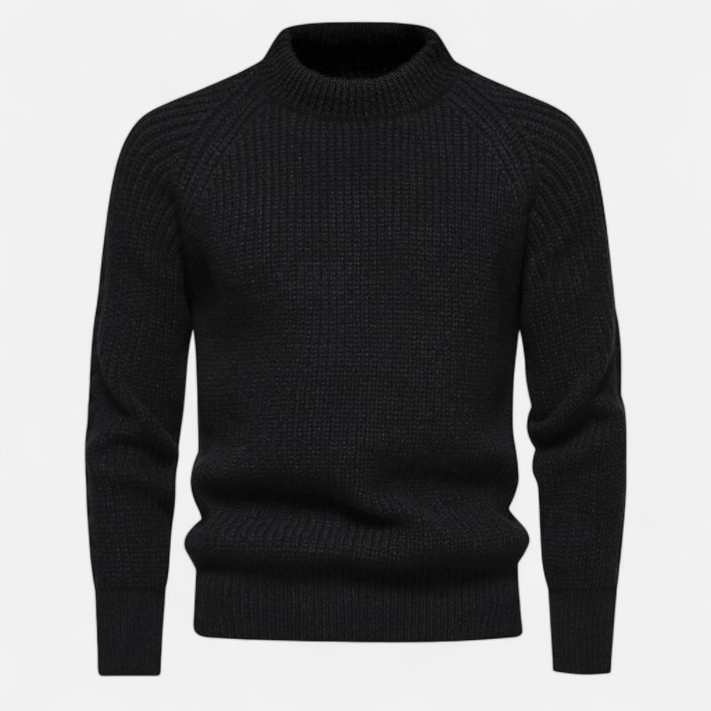 Just-Outlet | Men’s Slim-Fit Sweater – Ribbed Knit Elegance