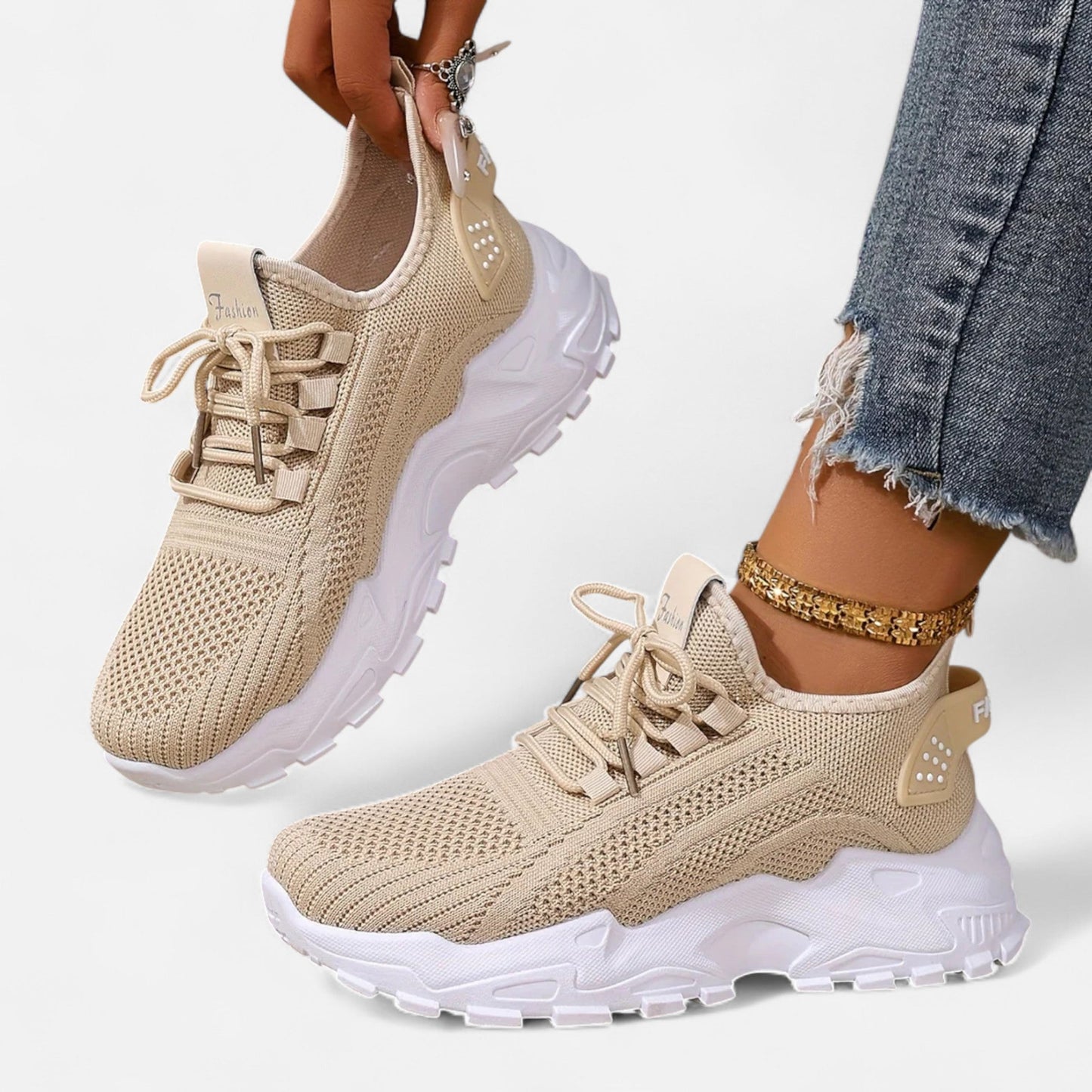 Just-Outlet | Women’s Sneakers – Breeze Mesh Lightweight Comfort
