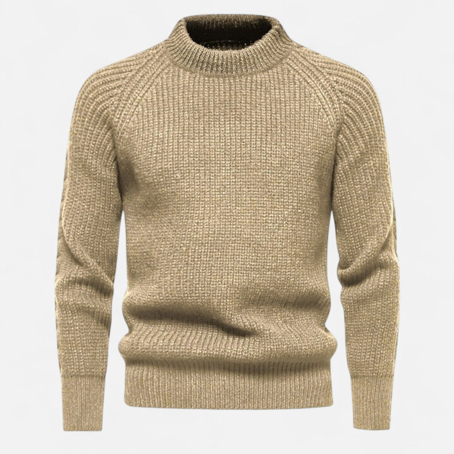 Just-Outlet | Men’s Slim-Fit Sweater – Ribbed Knit Elegance