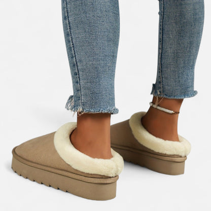 Just-Outlet | Comfy Fleece Slippers for Women – Warm Indoor Shoes