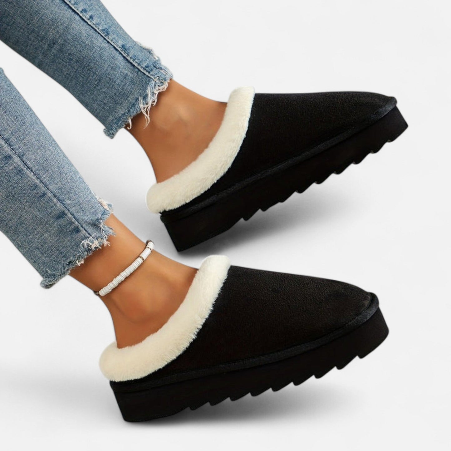 Just-Outlet | Comfy Fleece Slippers for Women – Warm Indoor Shoes